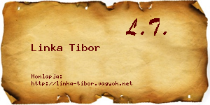 Linka Tibor névjegykártya