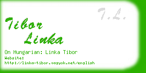 tibor linka business card